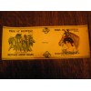 pair of refugee bean can labels from early 1900 beautiful