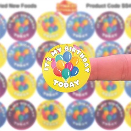 144 It's My Birthday Today 30mm Celebration Reward Stickers for Teachers or Parents