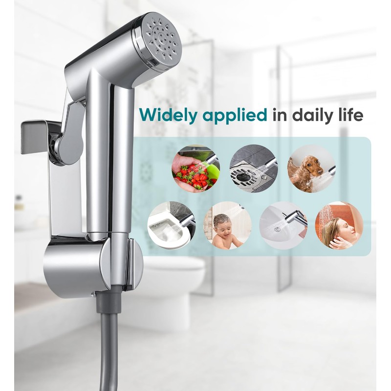 Ultra Light Bidet Toilet Sprayer Head Rustless Handheld Bidet Sprayer