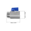 QWORK Mini Ball Valve, 2 Pack 3/4" NPT Thread Female