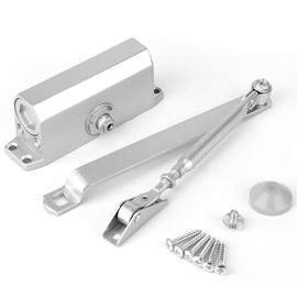 25~35Kg Heavy Duty Adjustable Fire Rated Hold Open Silver Door Closer Suits