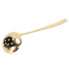 Soup Ladle Durable Brass Elegant Bright Gold Color Balanced Weight