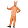 Smiffys Reindeer Costume, Brown with All in One, Christmas Adult
