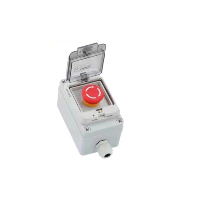 IP67 Waterproof and Dustproof Button Control Box with Protective Cover