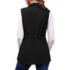 Koodred Women's Casual Military Utility Vest Lightweight Sleeveless Drawstring Jackets