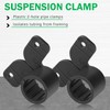 Briwooody 50 Pack 1/2 Inch Pex Suspension Pipe Clamps Tubing