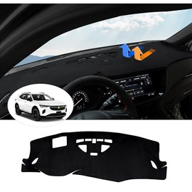 Autorder Dashboard Cover Mat for 2021-2023 Buick Envision Accessories Dash Cover Flannel Dash Mat Sunshade Glare UV Rays Protector (Left Hand Drive with HUD)