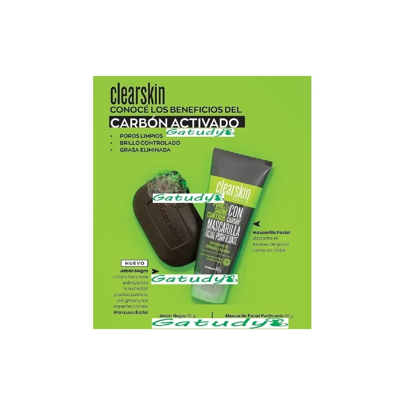 1 Mascarilla 1 Jabón Con Carbón 2 Gel Imperfecciones