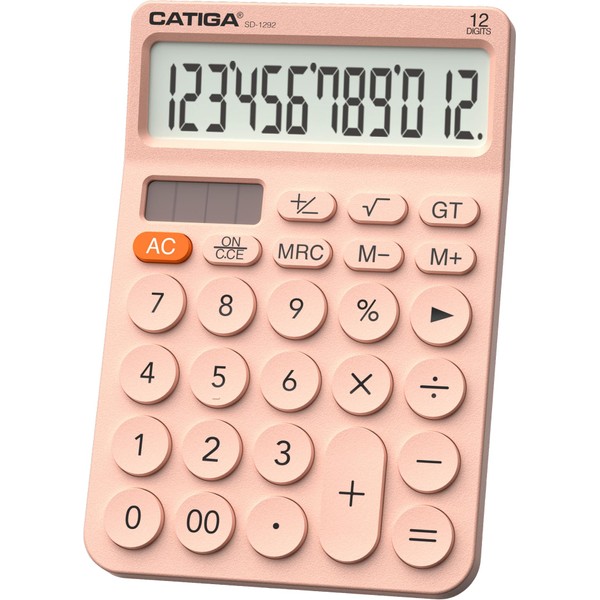 CATIGA 12 Digit Desktop Calculator with Large LCD Display, 4