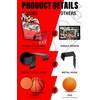 Mini Basketball Hoop (Replaceable Backboard Cards Design) Over The Door