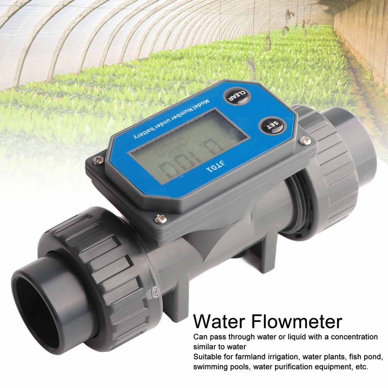 Digital Display Flowmeter High Accuracy Sensitive Response Water Flow Sensor