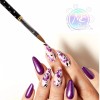 Mc Nails Pincel Kolinsky Black Rock #10 Acrílico Uñas. Mc