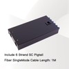 SC SM 6Port Box +Cables Wall Mount Fiber Enclosure with