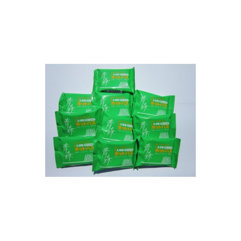 Aomori Hiba Medicated Bath Solution, Hot Bath, 10 Tablets