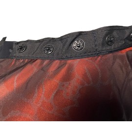 Kobe Professional Hairdressing Crimson Rose Print Gown - Large Salon Cape