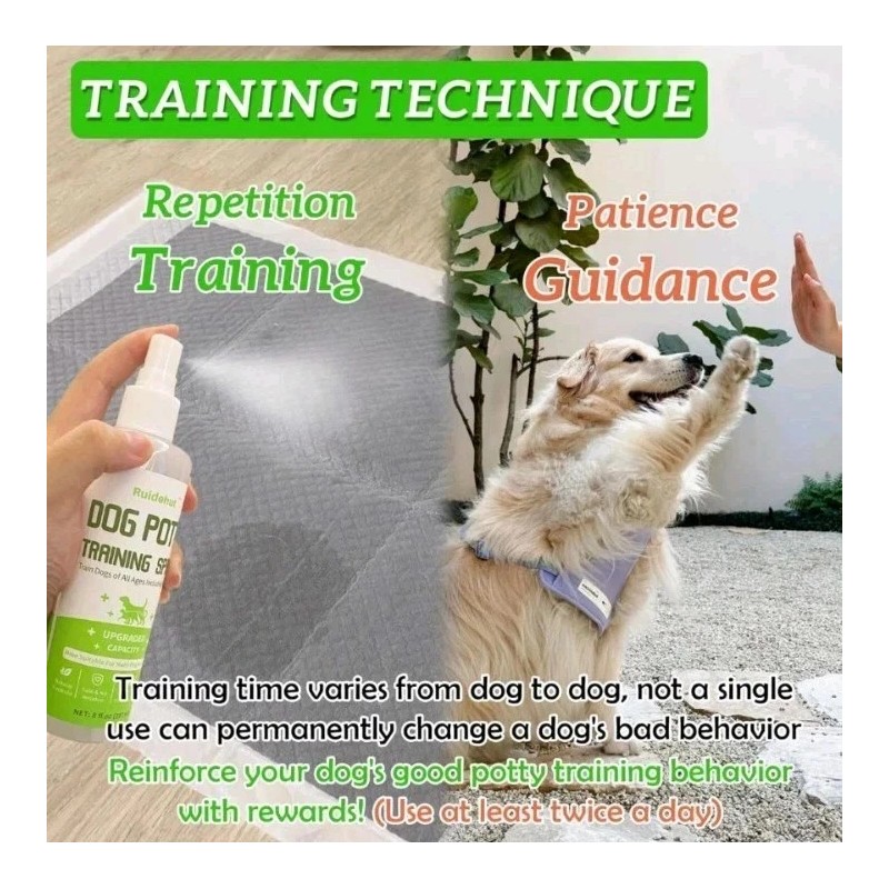 Ruidehut™Dog Potty Training Spray & NO-GO Area Spray 8oz Ea.,