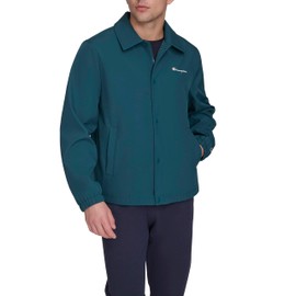 Champion Men's Softshell Coaches Jacket, Deep Teal