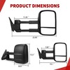 Towing Mirrors for 88-98 Chevy GMC C/K 1500 2500 3500
