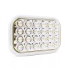 Pro LED 5324C 12V Rectangular 24-Diode LED Back-Up Light, Clear
