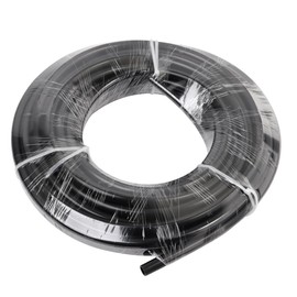 LokoCar Nylon Air Line 25ft 3/8" OD Pneumatic Nylon Tube DOT Approved SAE J844 Airline For Air Brake Tubing or Fluid Transfer Black