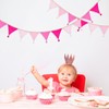 G2PLUS Fabric Bunting with Tassels, Fabric Bunting for Children's Room,