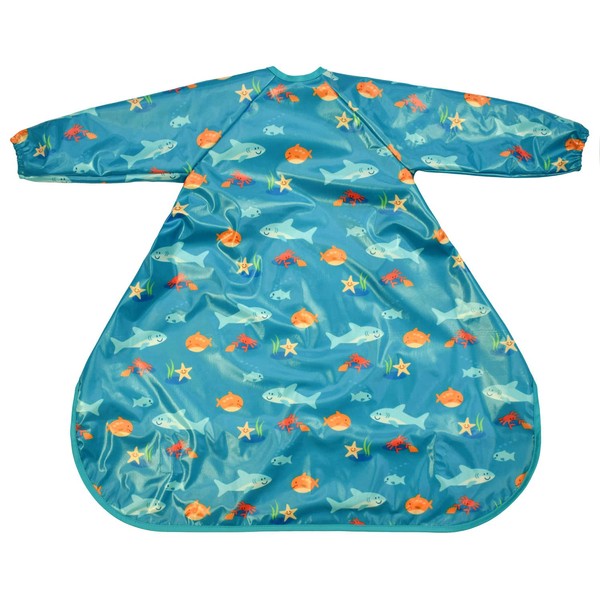 Bibetta Wipeezee Premium Baby Weaning Bibs With Sleeves For 6