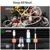 Cord Ogranizer, 6PC Cable Clips Self-Adhesive Magnetic Cord Holder Clip,