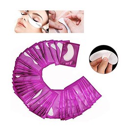 Eye Gel Pad Hydrogel Collagen Moisturising Accessories for Colouring and Lengthening Eyelashes 50 Pairs