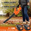 Leisch Life Cordless Leaf Blower,21V Handheld Electric Leaf Blower with