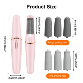 Elektrischer Hornhautentferner für die Füße, Hornhautentferner Elektrisch, Wiederaufladbarer Hornhaut Entfernen Fuß, Pediküre Set Fußpflege Elektrisch für Harte, Abgestorbene, Rissige Trockene Haut