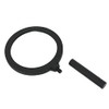 5 Inch 8X Handheld Magnifying Glass - Light Green Tint