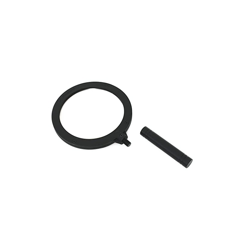 5 Inch 8X Handheld Magnifying Glass - Light Green Tint