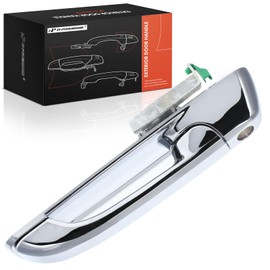 A-Premium Front Left Driver Side Exterior Door Handle with Keyhole Compatible with Ram 1500, 1500 Classic, 2500, 3500, 4500, 5500 & Dodge Ram 1500, Ram 2500, Ram 3500, Chrome, Replace# 1GH291XRAACH