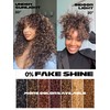 GORGIUS Veralux Blend Human Hair Highlight Brown Curly Wig with