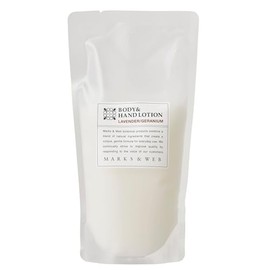 Marks & Web Herbal Body & Hand Lotion Refill, 8.1 fl oz (230 ml), Lavender/Geranium
