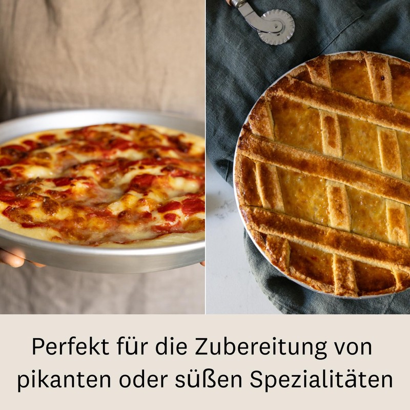 MARCATO Conical Pizza Pan Pizza Pan Aluminium 30cm Even Baking