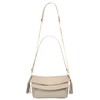 Samantha Look Women's Genuine Leather Shoulder Bag, Made in Italy,