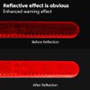 AYBUY Motorcycle Reflectors, Long T- Rectangular Safety Reflector, Strong Reflective