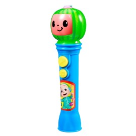 eKids Cocomelon Toy Microphone for Kids, Includes Built-in Music and Lights