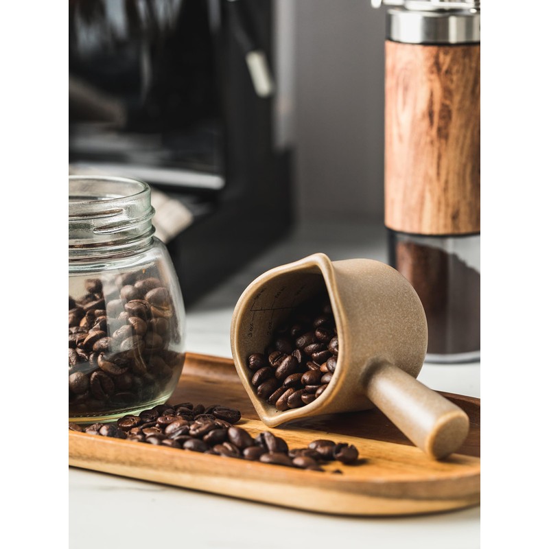 YHOJOY Espresso Measuring Cup, Ceramic Espresso Cup with Handle, Expresso