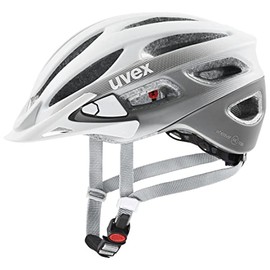 uvex true cc Women's Edition - Lightweight All-Round Helmet for Women - Individual Size Adjustment - Expandable with LED Light - White-Grey - 52-55 cm