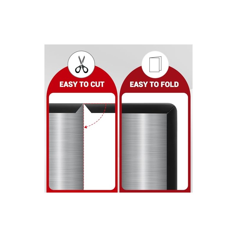 Protector de Borde de Canal U Flexible Autoadhesivo 6 m