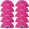 Oncpcare 10 Pcs Boots on The Ground Hand Fan Bulk,