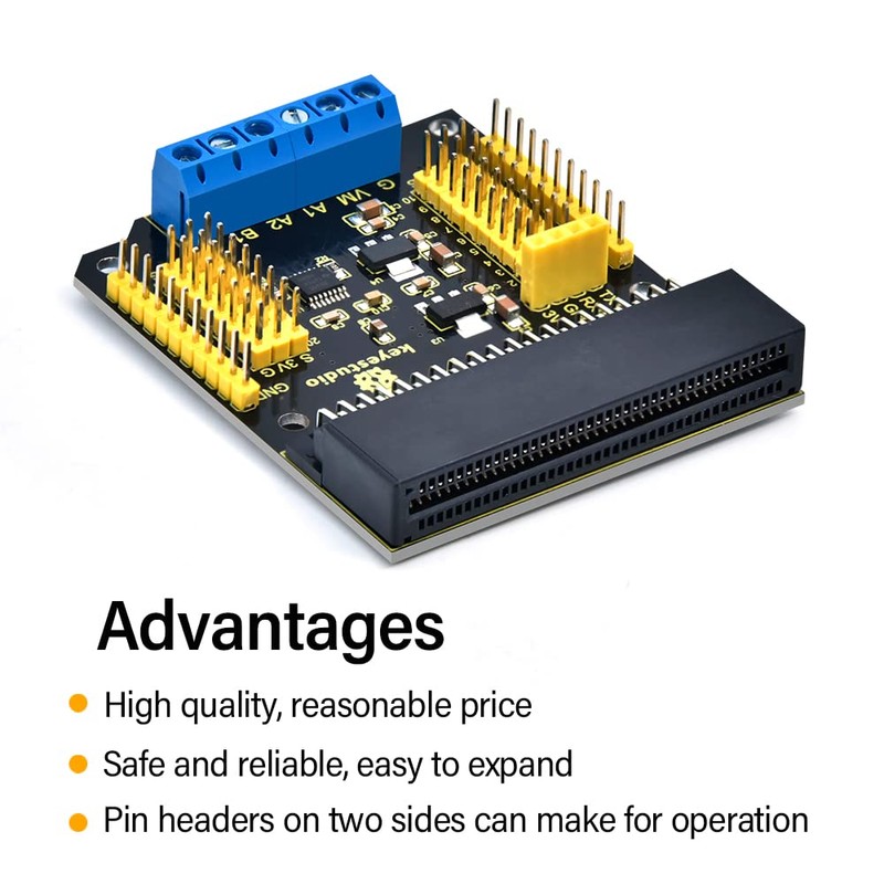KEYESTUDIO Microbit Motor Driver HAT Breakout Board DRV8833 for BBC