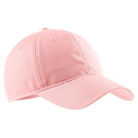 Port & Company Soft Brushed Canvas Cap OSFA Light Pink