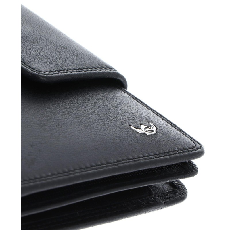 Golden Head Polo RFID Protect Billfold Coin Wallet with Snap
