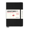 LEUCHTTURM1917 365942 Weekly Planner Medium (A5) 2023, 12 Months, Black,