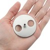 DGHAOP 2PCS Metal Round Spring Wound Key Music Box Movement
