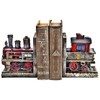 Bellaa 20928 Train Bookends Steam Locomotive Engine 6 Inch