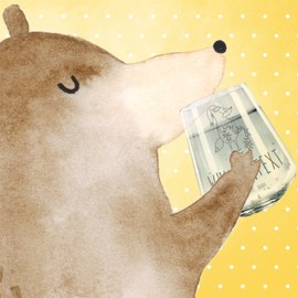 Mr. & Mrs. Panda Personalisiertes Trinkglas Fuchs Weihnachten - Personalisierte Geschenke, Geschenk Weihnachten, Winter, Wasserglas, Heiligabend,